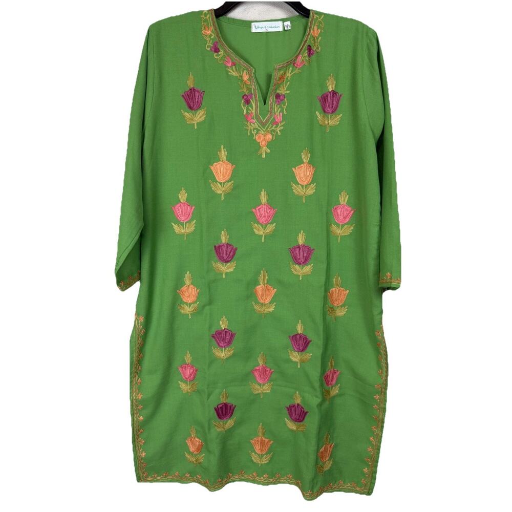 House Of Chikankari Tunic Kurta Handmade Embroidered Modal Lightweight‎ XL